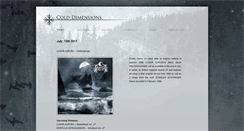 Desktop Screenshot of cold-dimensions.de